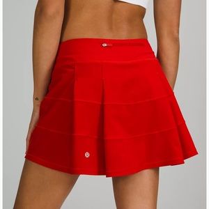 COPY - Like new red size 6 lulu lemon skirt.
